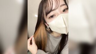 Rio_chan_ - Young Asian girl sweetly chatting and teasing in front of the camera with her clothes on