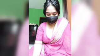 Kotha_-Moni - Indian girl sweet-talking and teasing on camera.