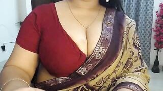 Queen_Jessia - Indian girl with big boobs sweetly chatting and teasing in her clothes in front of the camera