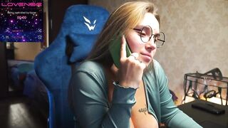 Sandra_SW_ - Pyshchy young woman with big tits dances in panties in front of the camera and masturbates with a vibrator