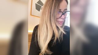 Etwas_neugierig - Charming cutie in clothes sweetly chatting and teasing in front of the camera