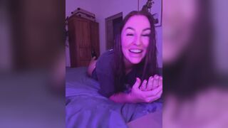 Ellieprincess - adorable little college girl sweetly chatting and teasing in front of the camera