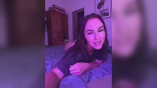 Ellieprincess - adorable little college girl sweetly chatting and teasing in front of the camera