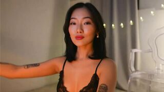 dina_coy - Charming young Asian girl sweetly chatting and teasing in front of the camera